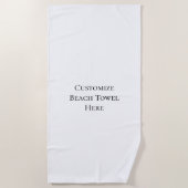 Aangepaste strandlaken vakantie ontwerp Sjabloon z (Voorkant)