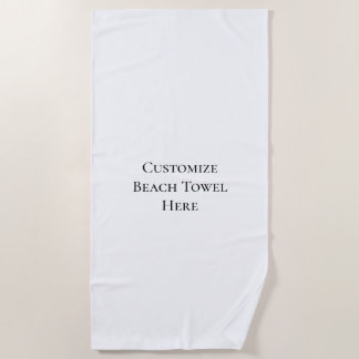 Aangepaste strandlaken vakantie ontwerp Sjabloon z