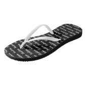 Aangepaste strandteenslippers met een leuk patroon teenslippers (Schuin)