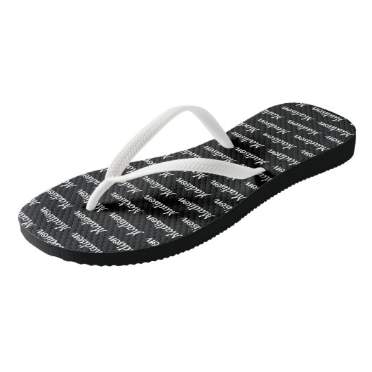 Aangepaste strandteenslippers met een leuk patroon teenslippers (Schuin)