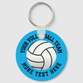 Aangepaste strandvolleybal sport foto sleutelhange sleutelhanger (Voorkant)