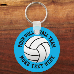 Aangepaste strandvolleybal sport foto sleutelhange sleutelhanger