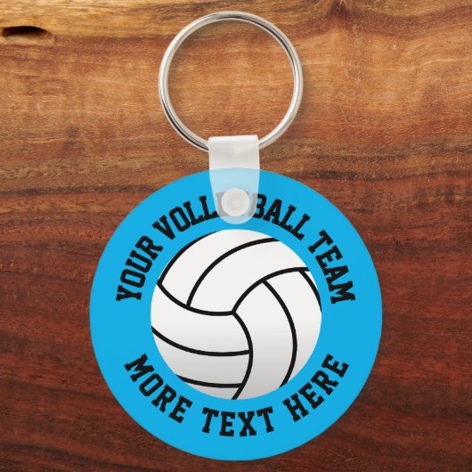 Aangepaste strandvolleybal sport foto sleutelhange sleutelhanger (Voorkant)