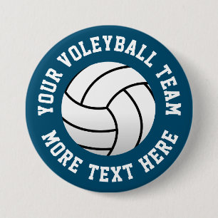 Aangepaste strandvolleybalteamknoppen ronde button 7,6 cm