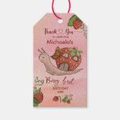 Aangepaste Strawberry Favoriet Tag: Verjaardag & B Cadeaulabel (Voorkant)