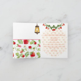 Aangepaste Strawberry Flat Kaart