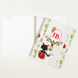 Aangepaste Strawberry Monogrammed Planners! Planner
