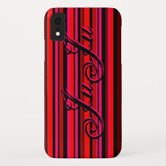 Aangepaste streep Case-Mate iPhone case (Achterkant)
