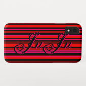 Aangepaste streep Case-Mate iPhone case (Achterkant (horizontaal))