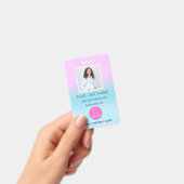 Aangepaste streepjescode Foto ID Gezondheidszorg V Badge (Handheld)