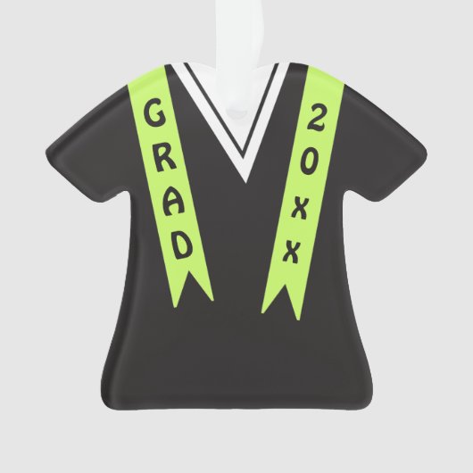 Aangepaste streepkleur achtertekst Afstudeerder wo Ornament (voorkant)