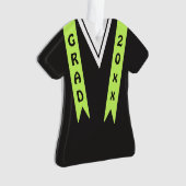 Aangepaste streepkleur achtertekst Afstudeerder wo Ornament (voorkant)