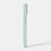 Aangepaste Strepen Lavendel Mint iPhone 15 Case (Rechterkant)
