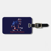 Aangepaste strijd voor Bagagelabel van vrijheid (Voorkant horizontaal)