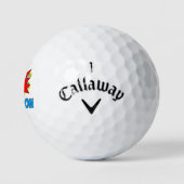 Aangepaste,  strip Pop Kunststijl BAM Golfballen (Logo)