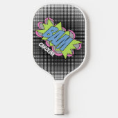 Aangepaste, strip Pop Kunststijl BAM Pickleball Paddle (Voorkant)