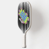 Aangepaste, strip Pop Kunststijl BAM Pickleball Paddle (Links)