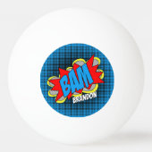 Aangepaste,  strip Pop Kunststijl BAM Pingpongbal (Voorkant)
