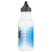 Aangepaste stripboek Pop Art BAM! Illustratie Waterfles (Rechts)