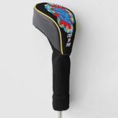 Aangepaste stripboek Pop Art Beste Papa Ooit Door  Golfheadcover (Schuin)