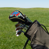 Aangepaste stripboek Pop Art Beste Papa Ooit Door  Golfheadcover (Insitu)