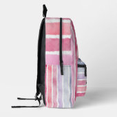 Aangepaste stripes bedrukte rugzak (Links)