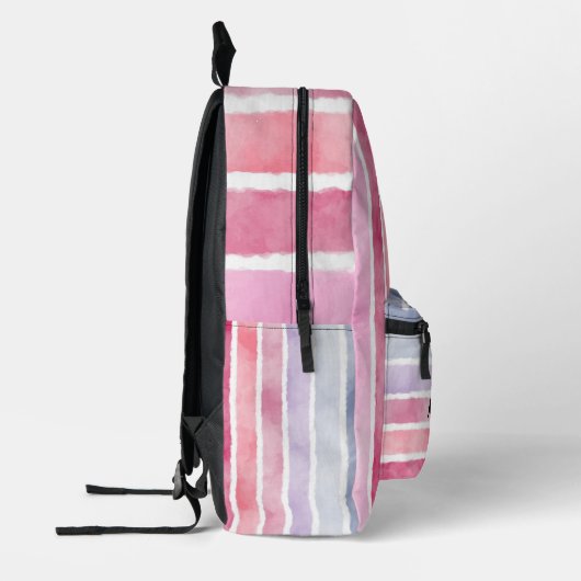 Aangepaste stripes bedrukte rugzak (Links)