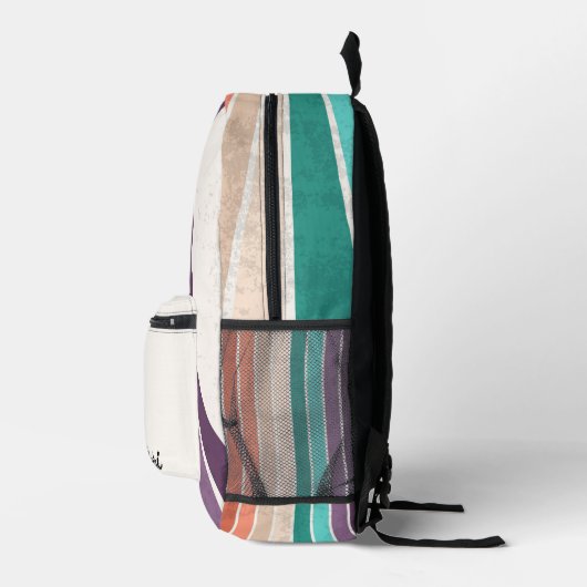 Aangepaste stripes bedrukte rugzak (Rechts)