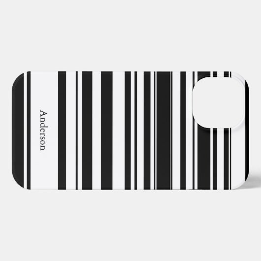 Aangepaste stripes iPhone hoesje (Achterkant horizontaal)