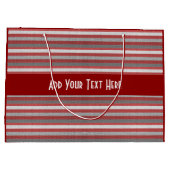Aangepaste stripes meerdere keren groot cadeauzakje (Achterkant)