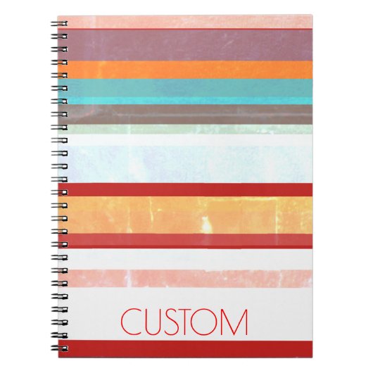 Aangepaste stripes notitieboek (Voorkant)