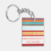 Aangepaste stripes sleutelhanger (Voorkant Links)