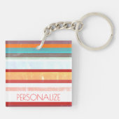 Aangepaste stripes sleutelhanger (Achterkant)