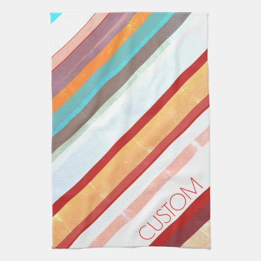 Aangepaste stripes theedoek (Verticaal)