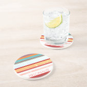 Aangepaste stripes zandsteen onderzetter (Zijkant)