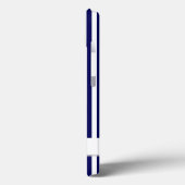 Aangepaste strips en anker monogram Case-Mate iPhone case (Achterkant / Links)