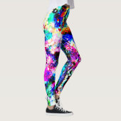 Aangepaste Stropdas-Dye Leggings - Fire & Ice Brig (Rechts)