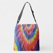 Aangepaste Stropdas-kleurstofdraagtas Crossbody Tas (Achterkant)