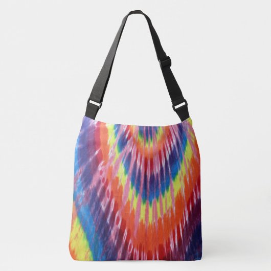 Aangepaste Stropdas-kleurstofdraagtas Crossbody Tas (Voorkant)