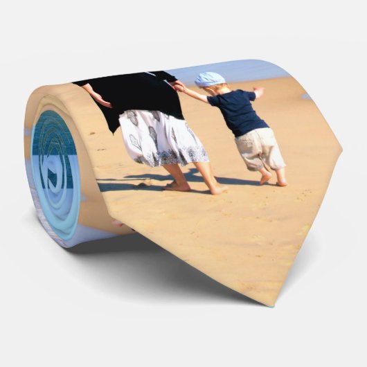 Aangepaste Stropdas van uw foto (Opgerold)