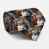 Aangepaste Stropdas voor uw fotofamilie (Opgerold)