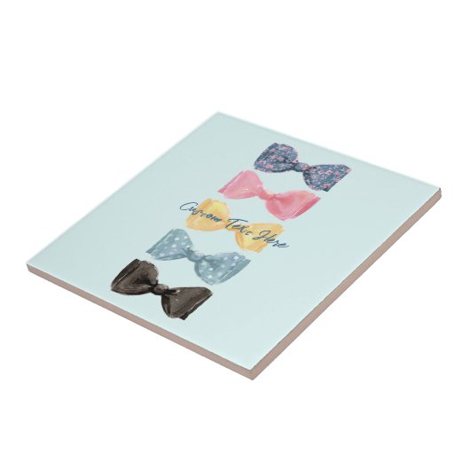 Aangepaste Stropdassen Tegeltje (Zijkant)