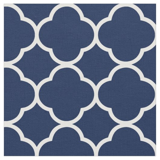 Aangepaste structuur voor Quatrefoil Pattern Stof (Close Up)