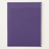 Aangepaste Student Academic Planner (Achterkant)