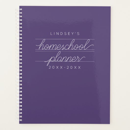 Aangepaste Student Academic Planner (Voorkant)