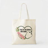Aangepaste student/Geregistreerde/Veteraanverpleeg Tote Bag (Voorkant)