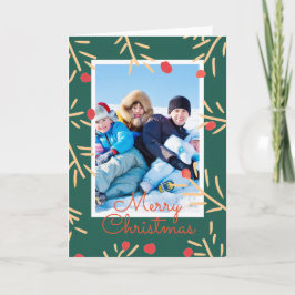 AANGEPASTE STYLCHRISTMAS-SEIZOENS GREETING2 FEESTDAGEN KAART