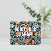 Aangepaste Succes Vis Goudvis tattoo Illustratie Briefkaart (Staand voorkant)