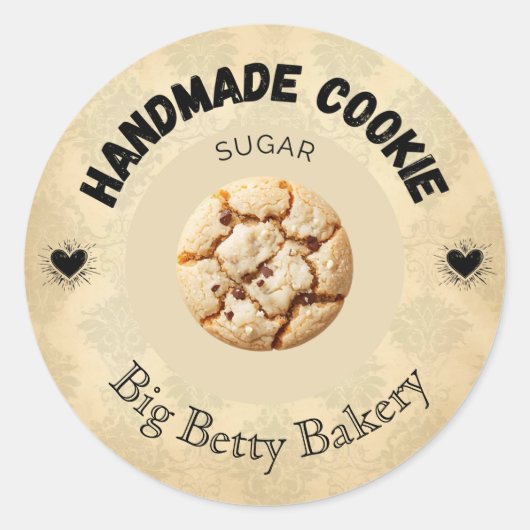 Aangepaste suiker Cookie Labels | Gepersonaliseerd (Voorkant)