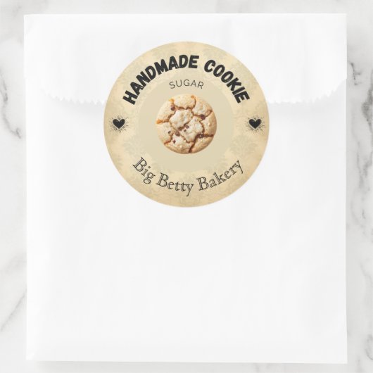 Aangepaste suiker Cookie Labels | Gepersonaliseerd (Tas)